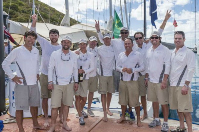 Rolex Swan Cup Caribbean. Class B winners Swan 42 Arethusa. ©  Rolex / Carlo Borlenghi http://www.carloborlenghi.net